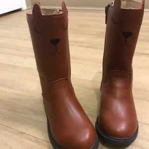 Toddler Girl Brown Boots